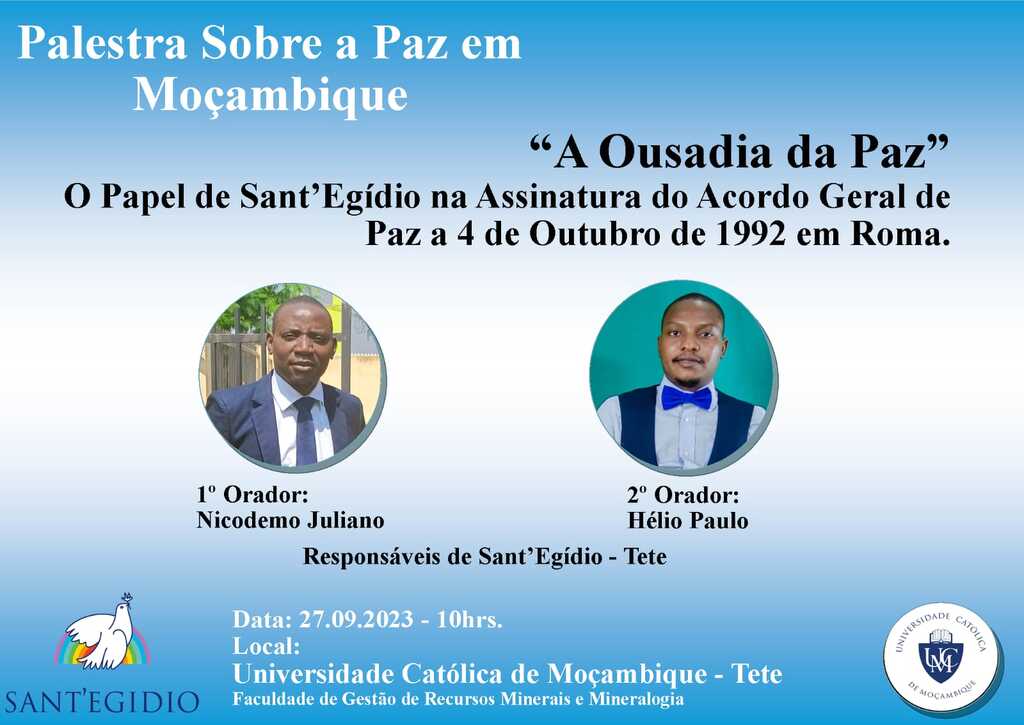 Journée nationale de la Paix au Mozambique: manifestations, marches et cérémonies pour l'anniversaire des accords de Rome de 1992
